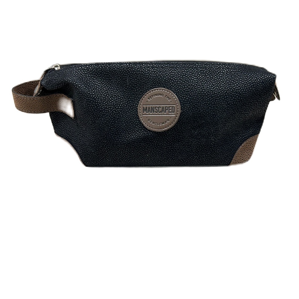 Manscaped Men's The Shed Water Resistant Travel Storage Bag Vegan Leather